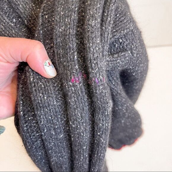 Vintage Nomadic Traders Silk & Angora Reindeer Turtleneck Sweater - Picture 7 of 8